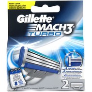    Gillette Mach 3 Turbo (  3 ) (2 )