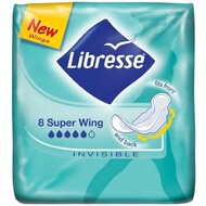  Libresse () Invisible Clip Super Wing, 5 , 8 